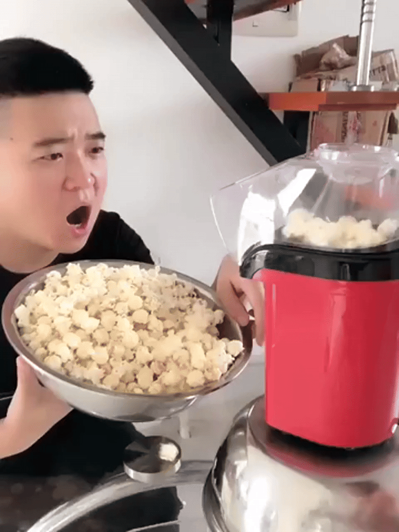 🎬 Palomitas Perfectas en Minutos – ¡Sin Aceite!