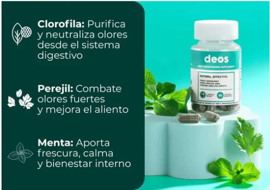 Deos - Desodorante corporal - "Vive sin preocuparte, solo disfruta"